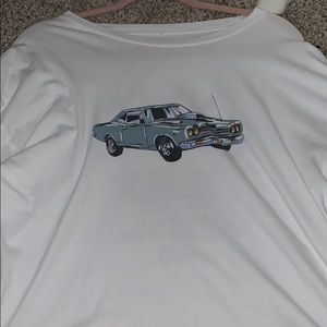 brandy melville race car shirt
